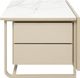 Natuzzi Editions Como Beige Gray Right Bedside Table-0