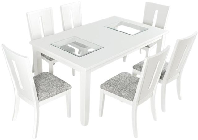 Jofran Inc. Urban Icon 7-Piece White Dining Set-3