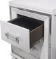 Mazin Furniture Tamsin White Metallic Vanity Set-3