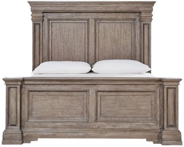 Signature Design by Ashley® Blairhurst Light Grayish Brown Queen Panel Bed-1
