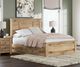Signature Design by Ashley® Fenderport Tan 86" Queen Panel Storage Bed-1