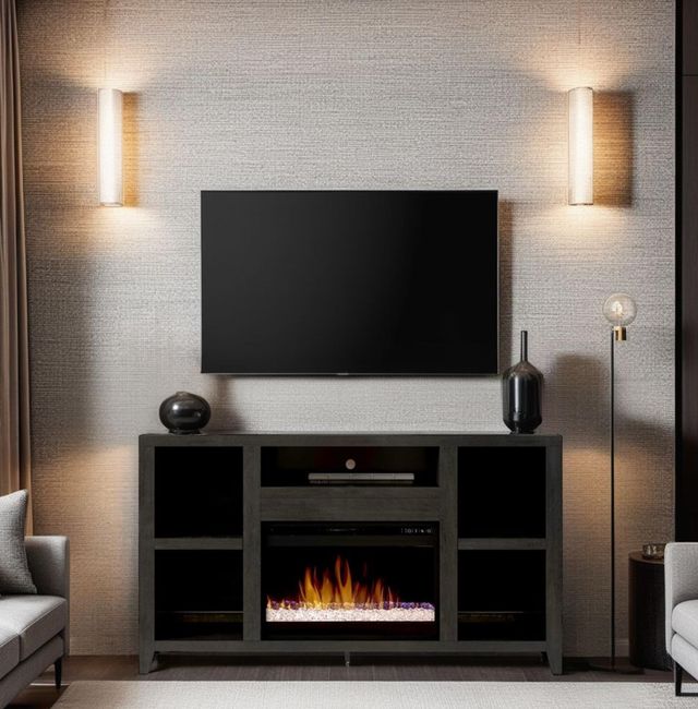Legends Home Urban Loft Mocha 62" Fireplace Console-1