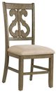 Elements International Stone 5-Piece Gray/Taupe Dining Set-2