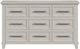 Elements International Canterbury Ivory Dresser and Mirror-4