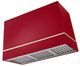 AGA Loge 48" Piccadilly Red Wall Mounted Range Hood with Brushed Nickel Trim-0