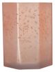 A & B Home Pink Frosted Mercury Glass Octagonal Candle Holder-1