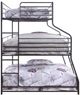 ACME Furniture Caius II Gunmetal Twin Over Full Over Queen Bunk Bed-2