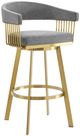 Armen Living Chelsea Anchor Gray/Gold Counter Stool-0