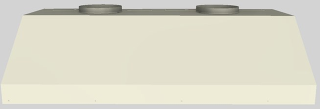 Vent-A-Hood® 48" Biscuit Wall Mounted Liner Insert-0