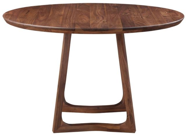 Moe's Home Collection Silas Walnut Round Dining Table-2