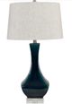 Crestview Collection Chamberlain Teal Glazed Table Lamp-0