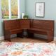 Linon Chelsea Walnut Nook Corner Bench-1