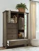 aspenhome® Oxford Cocoa Chiffarobe-1