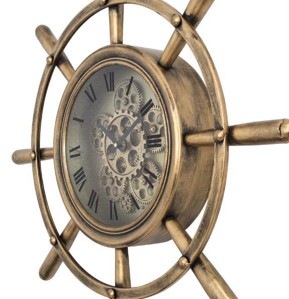 YHD Copper Wall Clock-3