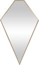 Decor-Rest® Furniture LTD Diamond Brass Wall Mirror-0