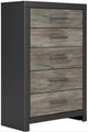 Signature Design by Ashley® Broachmyn Black/Gray 5-Drawer Chest-0