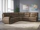 Emerald Home Aurora 3-Piece Brown Full Sleeper and Power Sectional-1