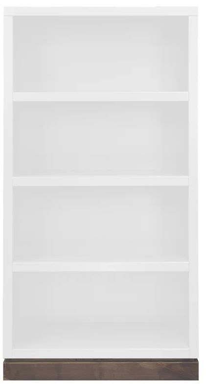Legends Home Nora Barnwood/Jasmine White Bookshelf-1