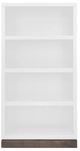 Legends Home Nora Barnwood/Jasmine White Bookshelf-1