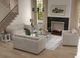 International Furniture Direct Vallarta Gray Loveseat-1