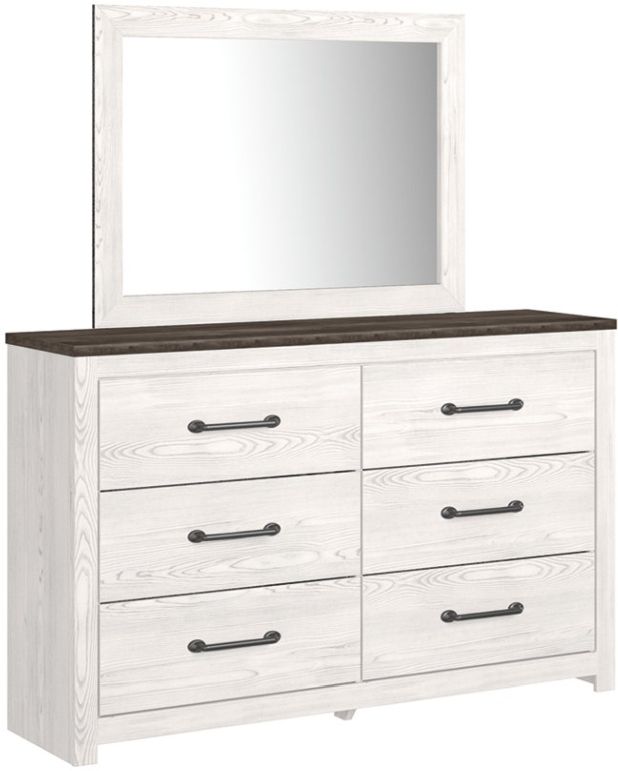 Signature Design by Ashley® Gerridan 4 Piece White/Gray Full Bedroom Set-1
