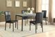 Coaster® Garza 2-Piece Black Upholstered Dining Chairs-4