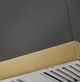 AGA Euclid 36" Slate Wall Mounted Range Hood  with Antique Brass Trim-1