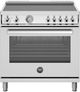 Bertazzoni Professional Series 36" Fingerprint Resistant Stainless Steel Pro Style Induction Range-0