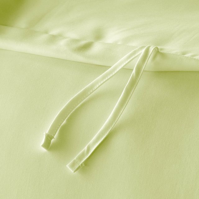 Malouf® Woven Rayon From Bamboo White King Duvet Set-4