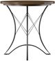 Steve Silver Co. Adele Brown Counter Table with Black Base-0