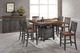 TEI St. Pete Maple Gathering Table with Storm Gray Base-3