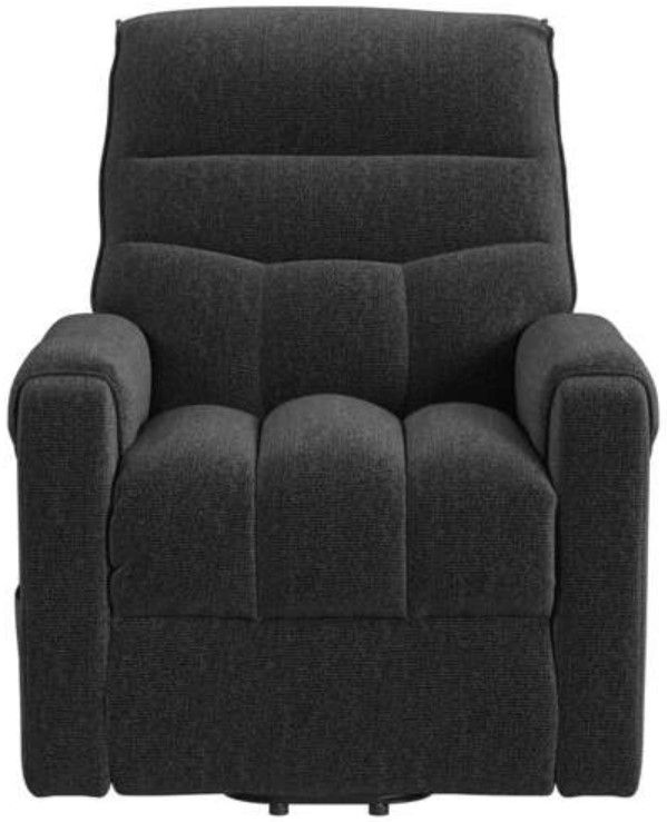 Elements International Desoto Sahara Black Power Lift Chair-3