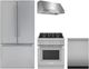 Thermador® 4 Piece Stainless Steel Gas Kitchen Package-0