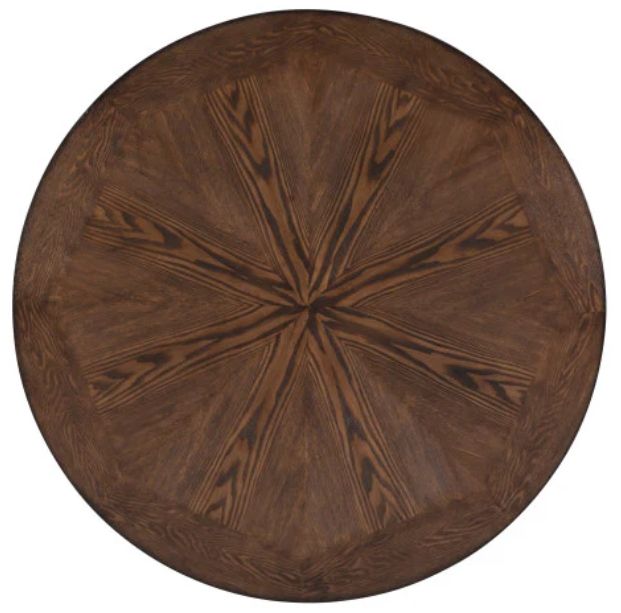 Powell® Franklin Brown Counter Table with Matte Black Base-4