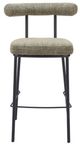 Zuo® Modern Kede Black/Green Tweed Barstool-1