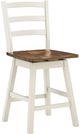 Signature Design by Ashley® Brinfern Antique White/Brown Swivel Stool-0