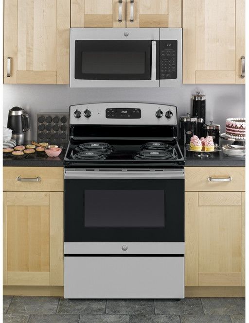 GE® 1.6 Cu. Ft. Stainless Steel Over The Range Microwave-12