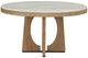 Parker House® Escape 5-Piece Glazed Natural Oak Mirage Mist Dining Set with Caster Chairs-4