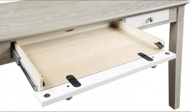 Winners Only® Berkeley Gray Oak/White Writing Desk-1