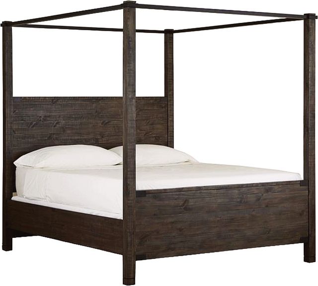 Magnussen Home® Abington Weathered Charcoal Complete Poster Bed | Home ...