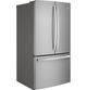 GE® 36" 28.8 Cu. Ft. Fingerprint Resistant Stainless Steel French Door Refrigerator-4