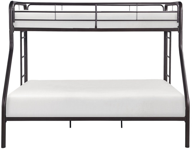 Homelegance® Lunar Dark Bronze Twin/Full Youth Bunk Bed-2