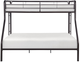 Homelegance® Lunar Dark Bronze Twin/Full Youth Bunk Bed-2
