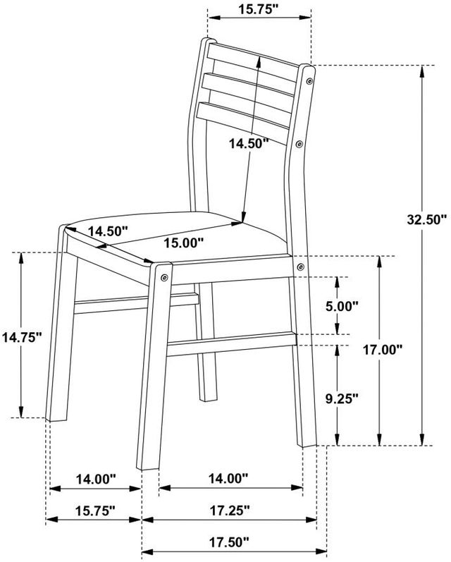 Coaster® Bucknell 3-Piece White Round Drop Leaf Dining Table Set-3