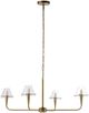 Renwil® Maite Dark Antique Brushed Brass Chandelier-0
