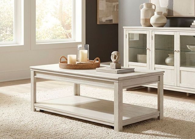 aspenhome® Sandro Brushed White Cocktail Table-2