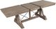 Magnussen Home® Paxton Place Dovetail Gray 72" Trestle Dining Table-4