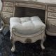Michael Amini® Platine De Royale Champagne Vanity Bench-1