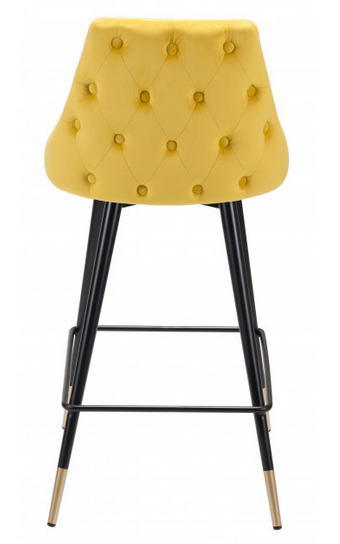 Zuo® Modern Piccolo Yellow Counter Chair-1