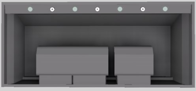 Vent-A-Hood® Designer Series 54" Gunsmoke Wall Mounted Range Hood-3
